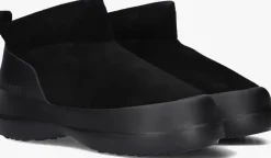 zwarte moon boot enkelboots mb luna low boot suede