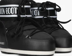 zwarte moon boot snowboots icon low nylon