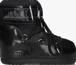 zwarte moon boot snowboots icon low glance