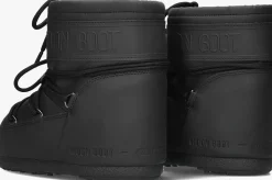 zwarte moon boot snowboots icon low rubber