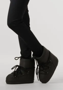 zwarte moon boot snowboots icon low rubber