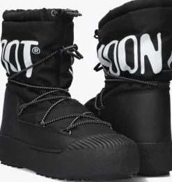 zwarte moon boot snowboots mtrack polar