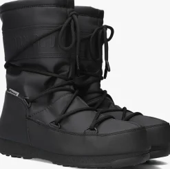 zwarte moon boot snowboots mid rubber