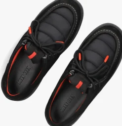 zwarte moon boot veterschoenen mtrack low m