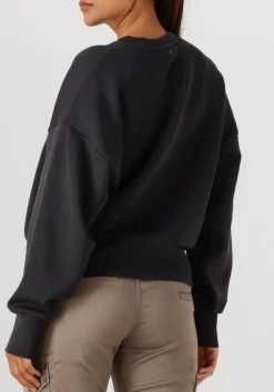 zwarte mos mosh trui mmcelli o-ls sweatshirt