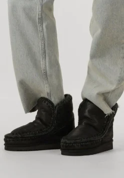 zwarte mou enkelboots eskimo 18
