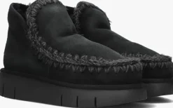 zwarte mou vachtlaarzen eskimo bounce sneaker