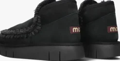 zwarte mou vachtlaarzen eskimo bounce sneaker