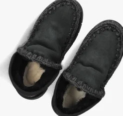 zwarte mou vachtlaarzen eskimo bounce sneaker