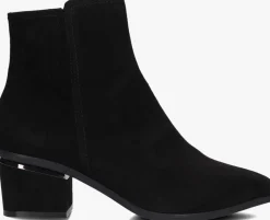 zwarte nalini enkellaarsjes i1078a