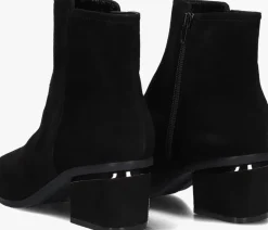 zwarte nalini enkellaarsjes i1078a