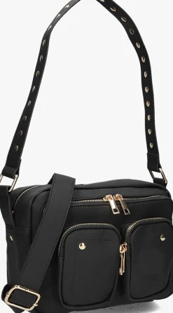 zwarte núnoo schoudertas ellie bamboo