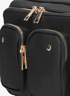 zwarte núnoo schoudertas ellie bamboo