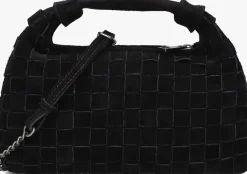 zwarte núnoo schoudertas mini dandy braid