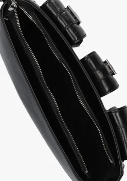 zwarte núnoo schoudertas penny wrinkle