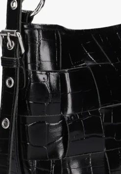 zwarte núnoo schoudertas small chiara texas