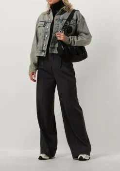 zwarte núnoo schoudertas sally pocket recycled nylon