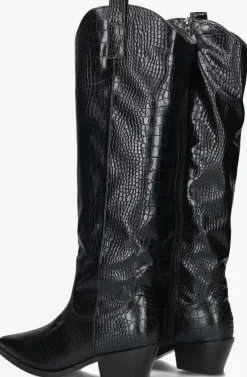 zwarte notre-v cowboylaarzen 0601-09