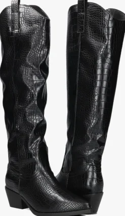 zwarte notre-v cowboylaarzen 0601-09