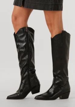 zwarte notre-v cowboylaarzen 0601-09