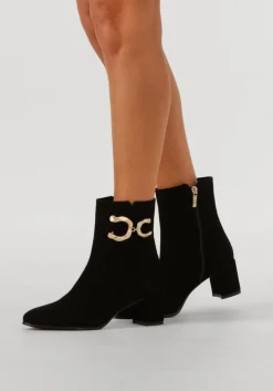 zwarte notre-v enkellaarsjes 8558