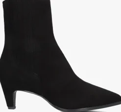 zwarte notre-v enkellaarsjes 15225