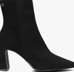 zwarte notre-v enkellaarsjes 18739