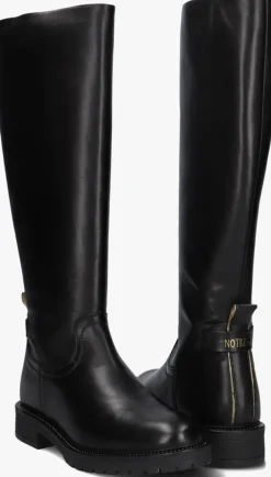 zwarte notre-v hoge laarzen dunga ball-66