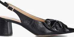 zwarte notre-v slingbacks 35503