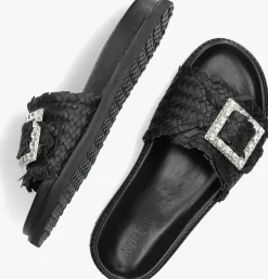 zwarte notre-v slippers 395011