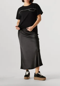 zwarte nubikk lage sneakers bayou platform