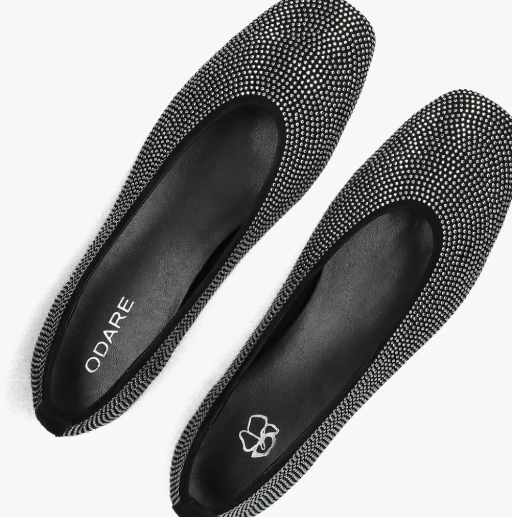 zwarte odare ballerina's agata