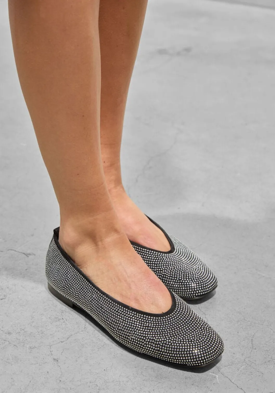 zwarte odare ballerina's agata