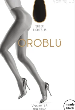 zwarte oroblu panty's vanite 15