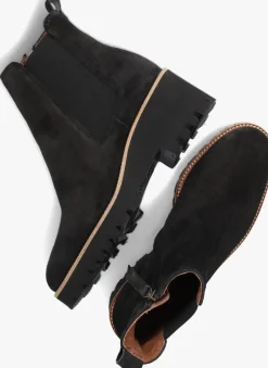 zwarte paul green chelsea boots 8117