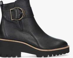 zwarte paul green enkellaarsjes 9763