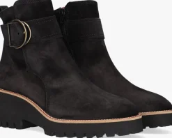 zwarte paul green enkellaarsjes 9763