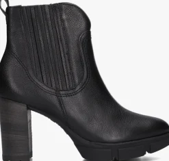 zwarte paul green enkellaarsjes 9033