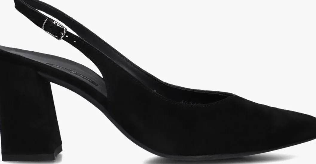 zwarte paul green slingbacks 6101