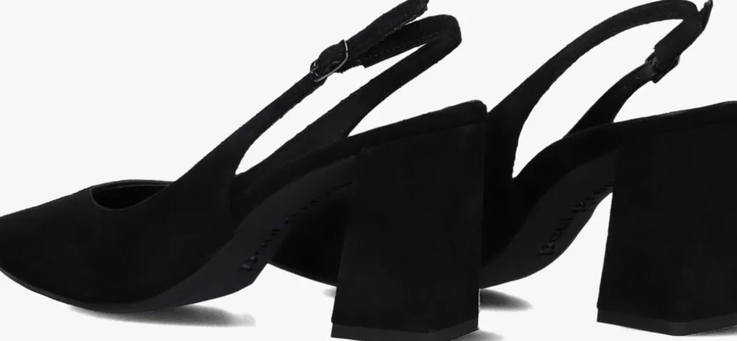 zwarte paul green slingbacks 6101