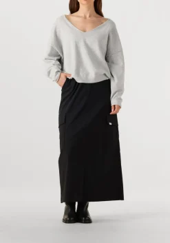 zwarte penn & ink maxirok skirt w25n1636