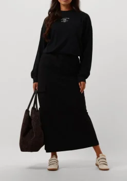 zwarte penn & ink maxirok 540 skirt