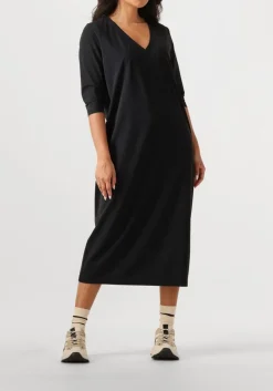 zwarte penn & ink midi jurk blake