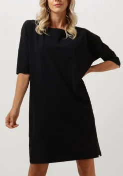 zwarte penn & ink mini jurk denver