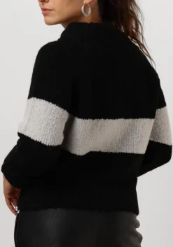 zwarte penn & ink trui 225 jumper stripe