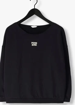 zwarte penn & ink trui sweater w25f1703