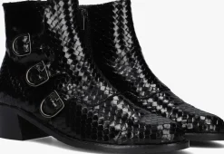 zwarte pertini enkellaarsjes 32780