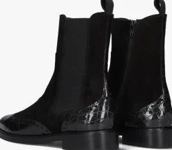 zwarte pertini enkellaarsjes 32068