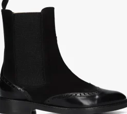 zwarte pertini enkellaarsjes 32068