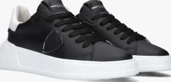 zwarte philippe model lage sneakers new temple